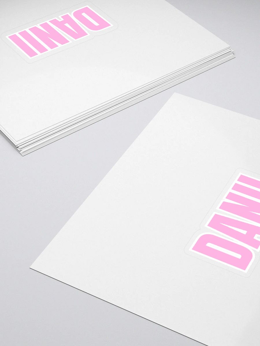 DANII PINK WHITE STICKER product image (14)