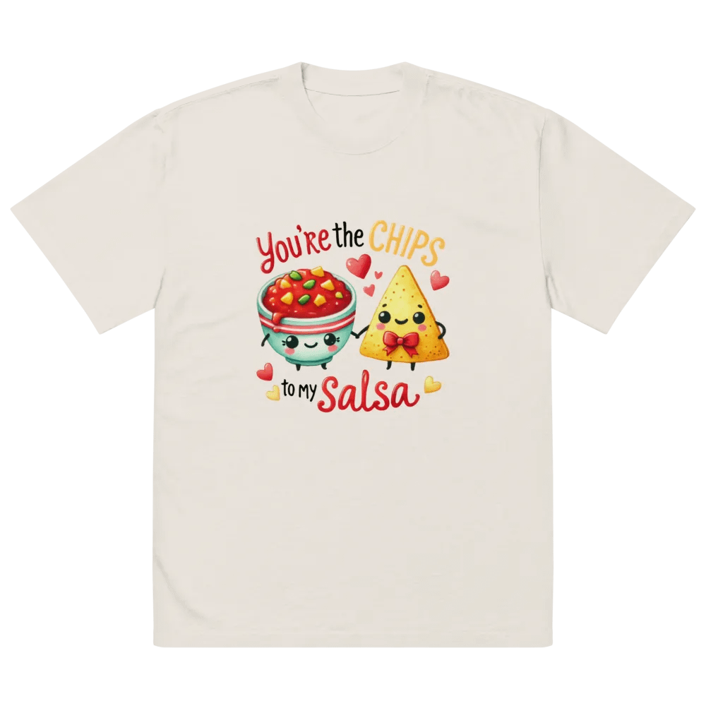 Chips to my Salsa - Word Pun Oversized Tee product image (14)