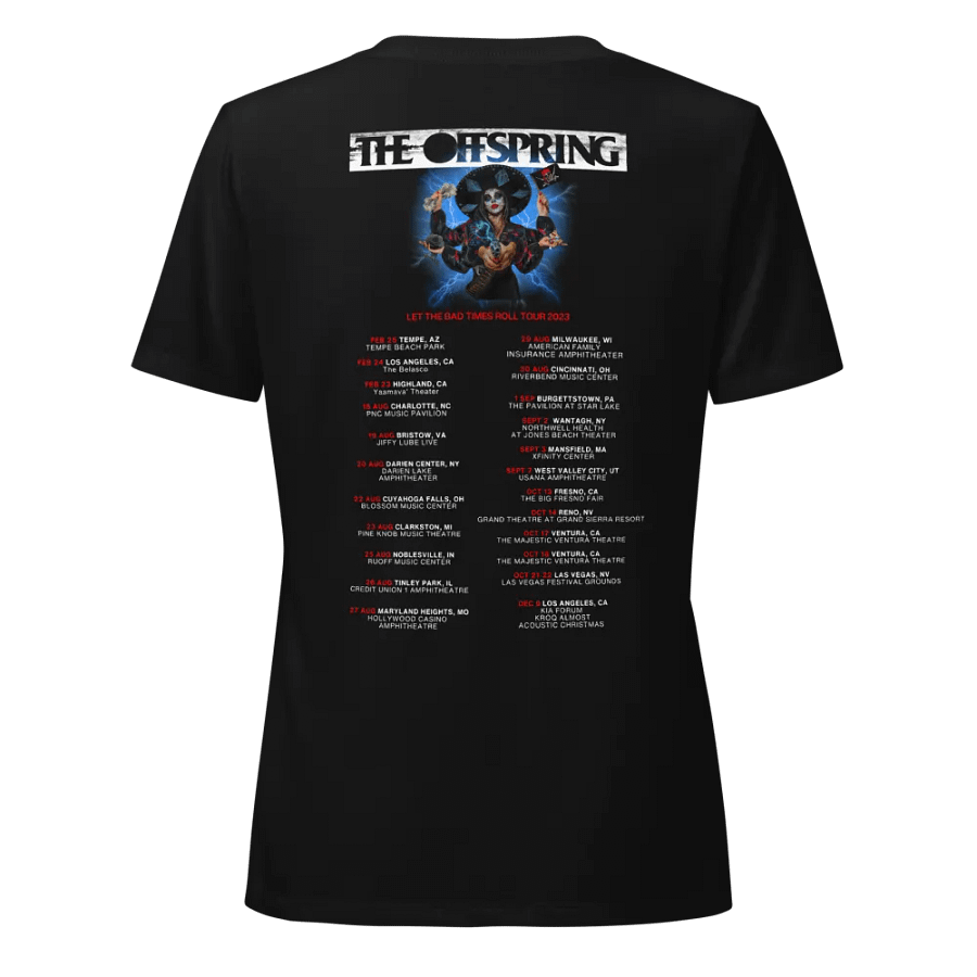 Offspring Let the Bad Times Roll V-Neck T-Shirt product image (3)
