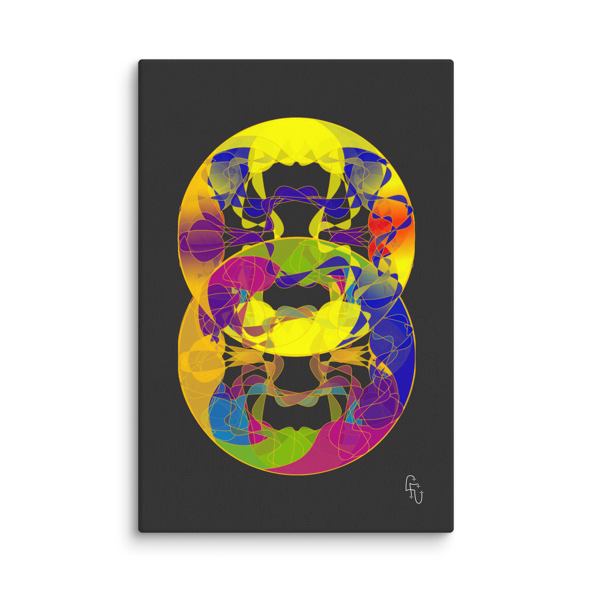 Flesche's GOLDEN SEXTANT LightSong canvas product image (1)