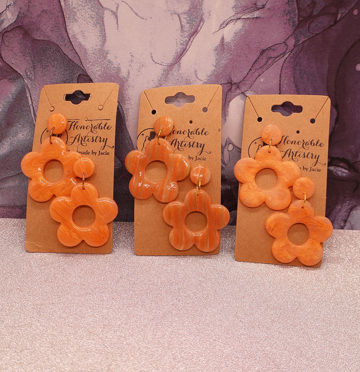 Open Flower Earrings product image (1)