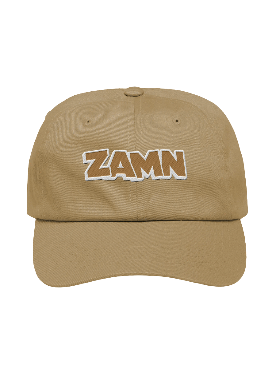 ZAMN Invisi-Logo Dad Hat: Khaki product image (6)