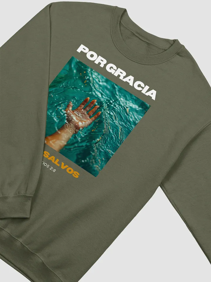 Sudadera Unisex Cuello Redondo | Por gracia sois salvos product image (11)