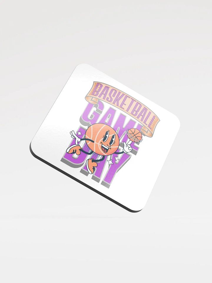 Game Day Basketball Delight Cork Coaster product image (1)