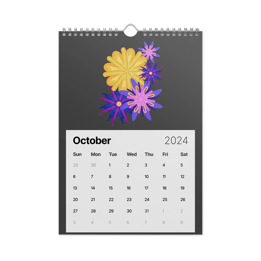 Isolated Flowers 2024 Calendar product image (31)