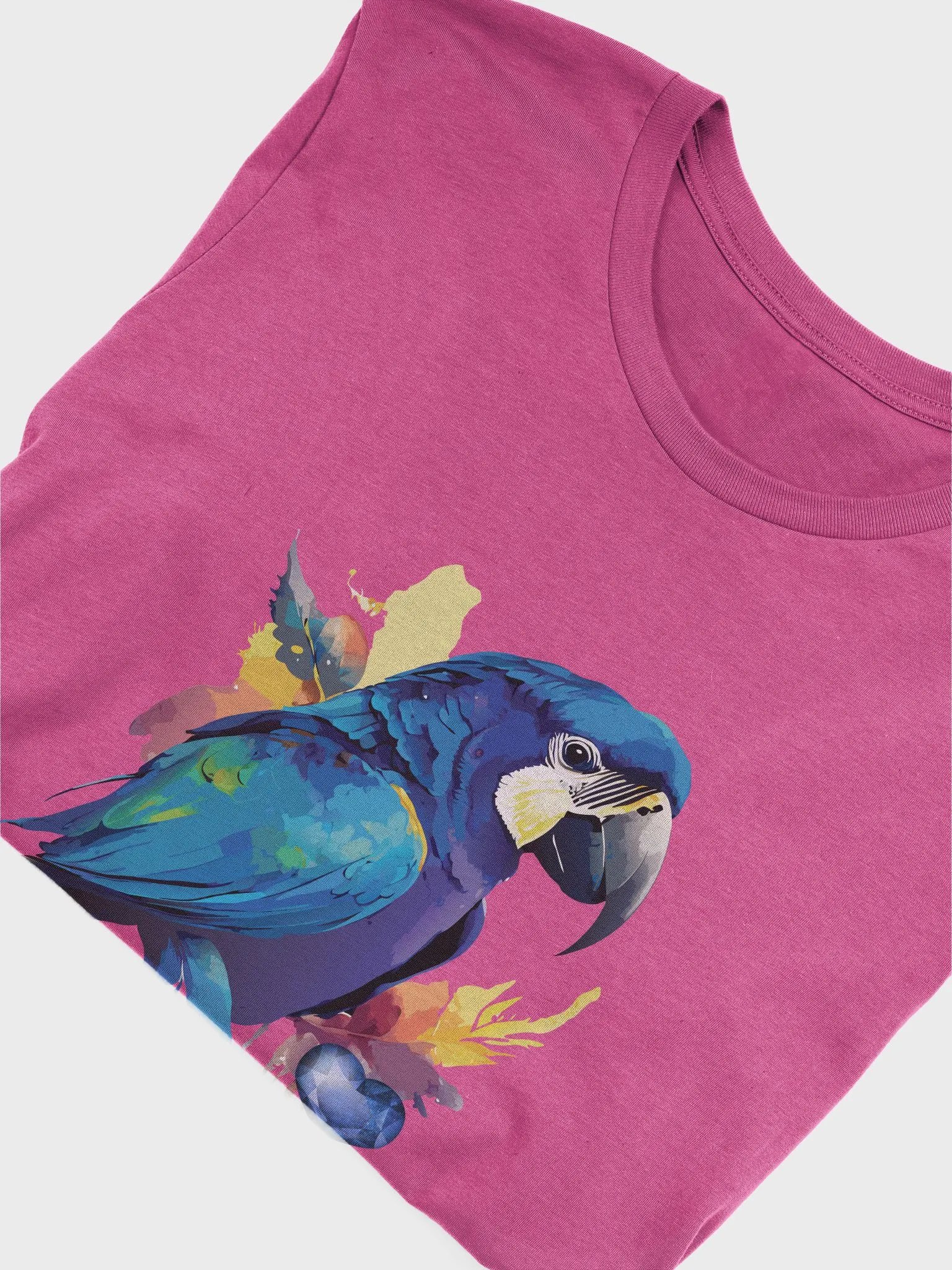 Blue Art Parrot T-Shirt product image (3)
