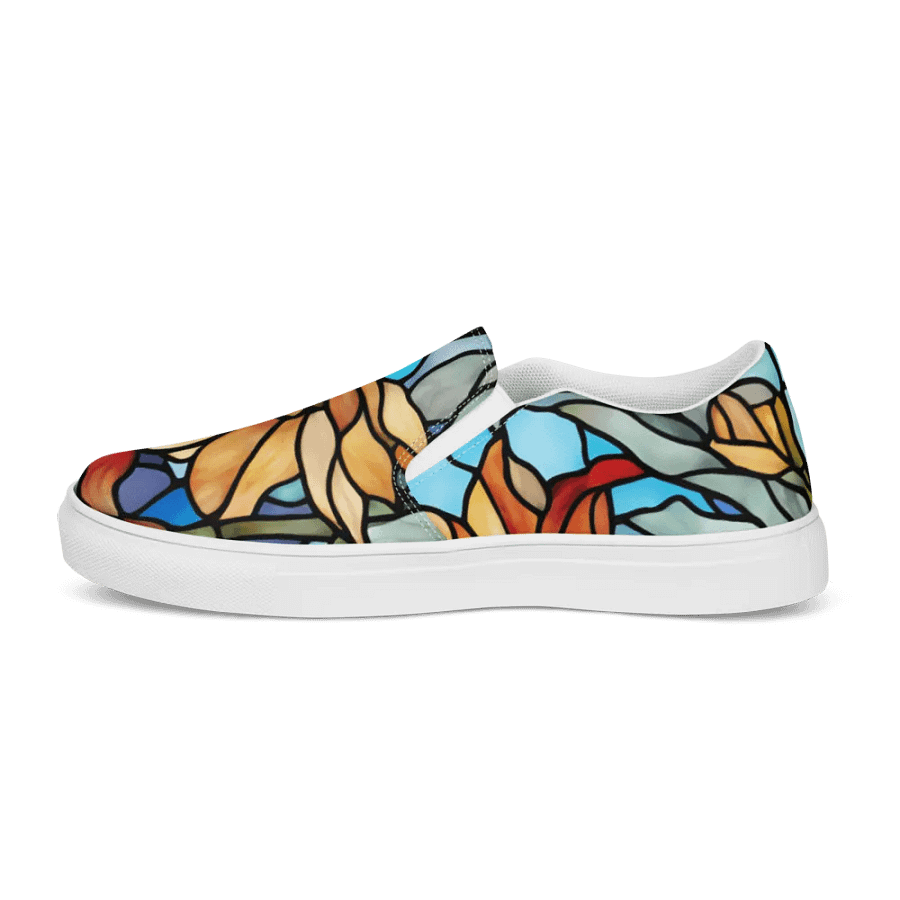 Floral Stained Glass Slip-Ons product image (9)