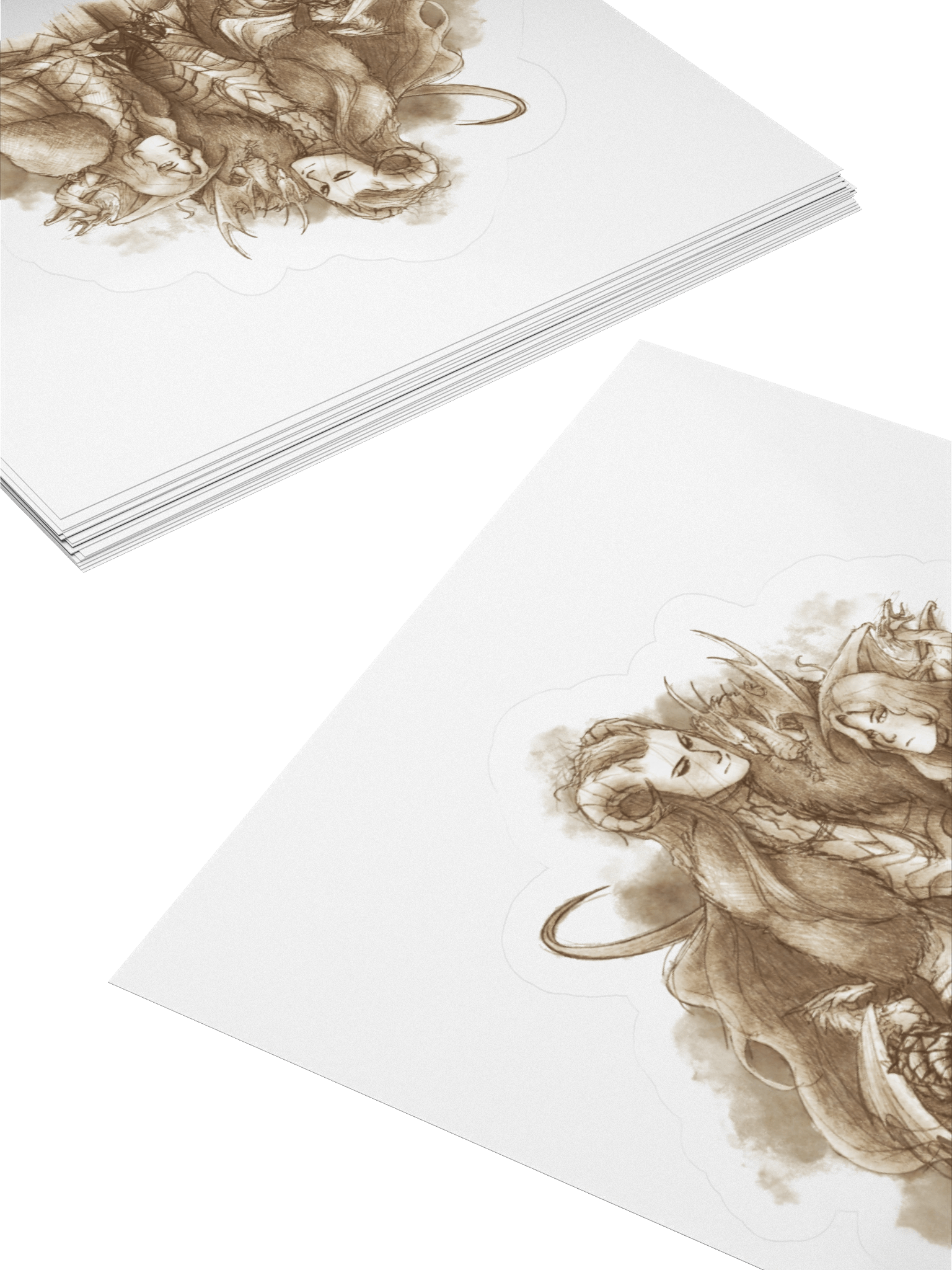 Melkor and Mairon - sticker product image (11)