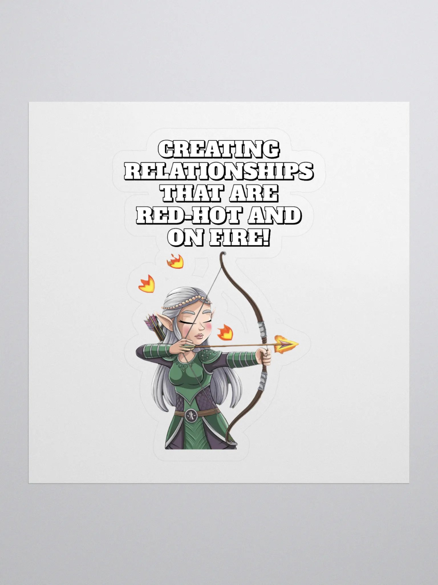 Creating Relationships That Are Red-Hot And On Fire! Valentine's Day Sticker product image (1)