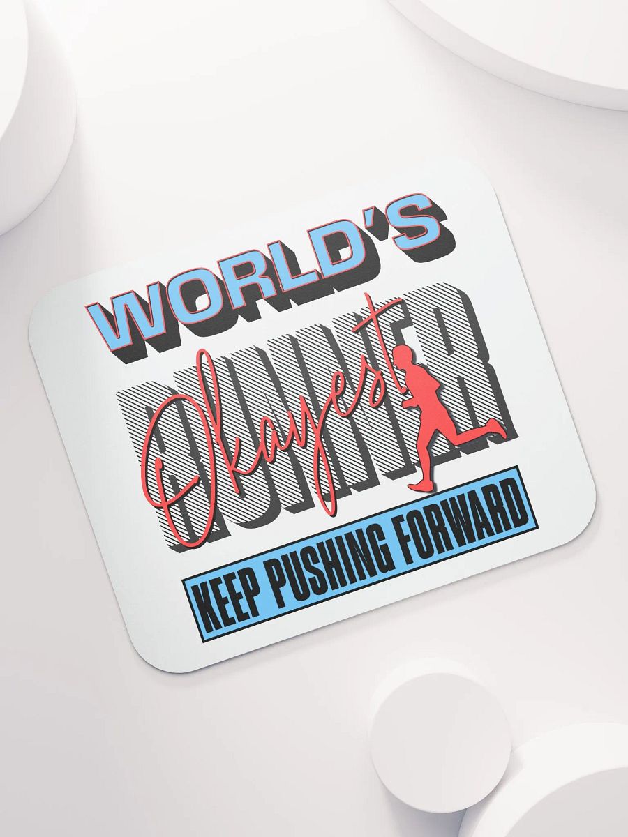 Worlds Okayest Runner Mouse Pad product image (5)