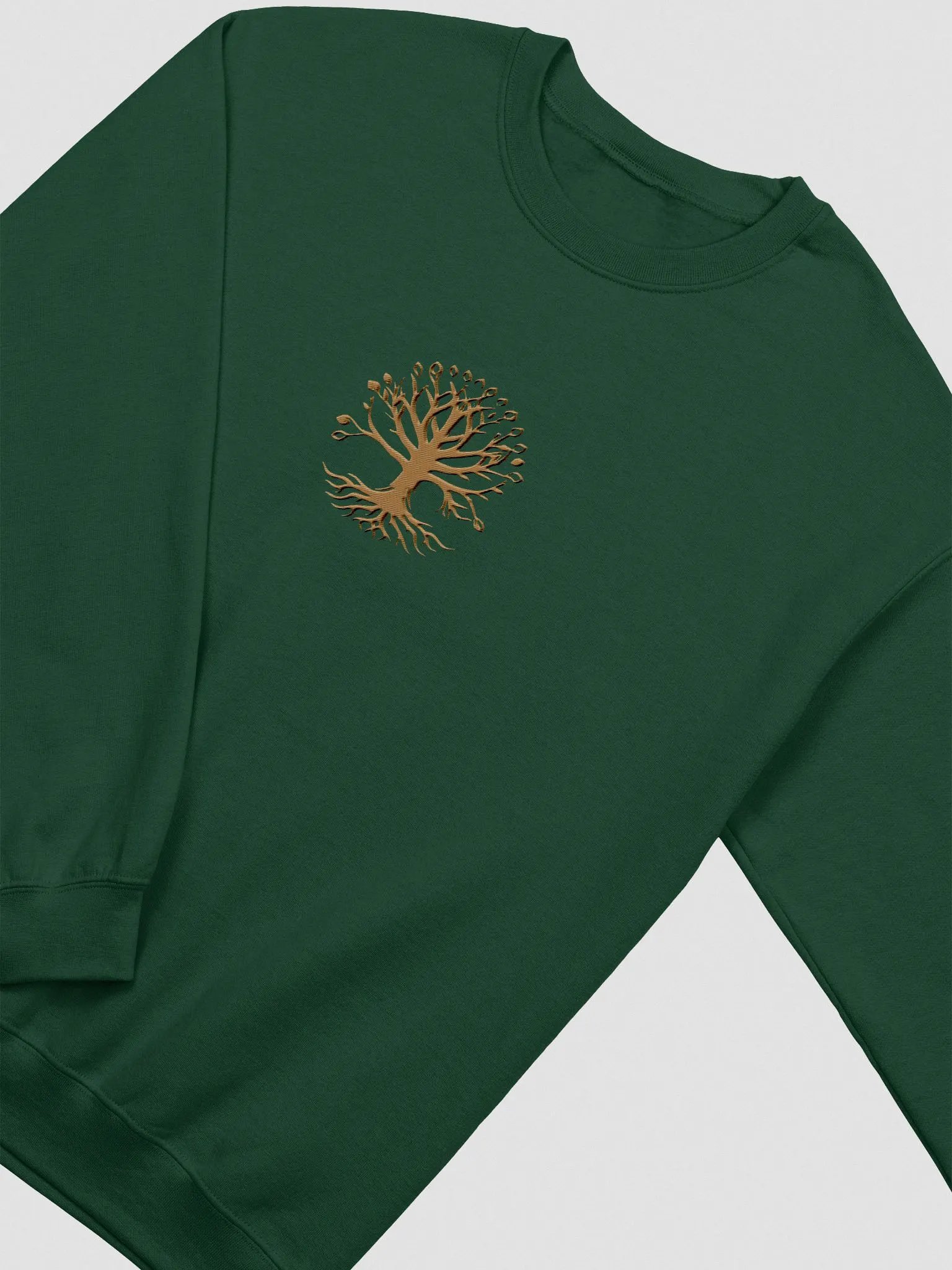 Yggdrasil Inspired Tree of Life Embroidered Crewneck Sweatshirt product image (6)