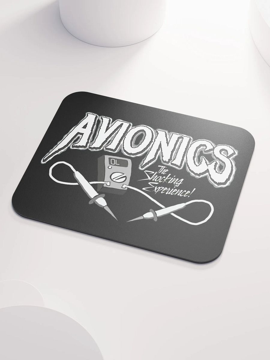 "AVIONICS" B/W Mousepad product image (3)
