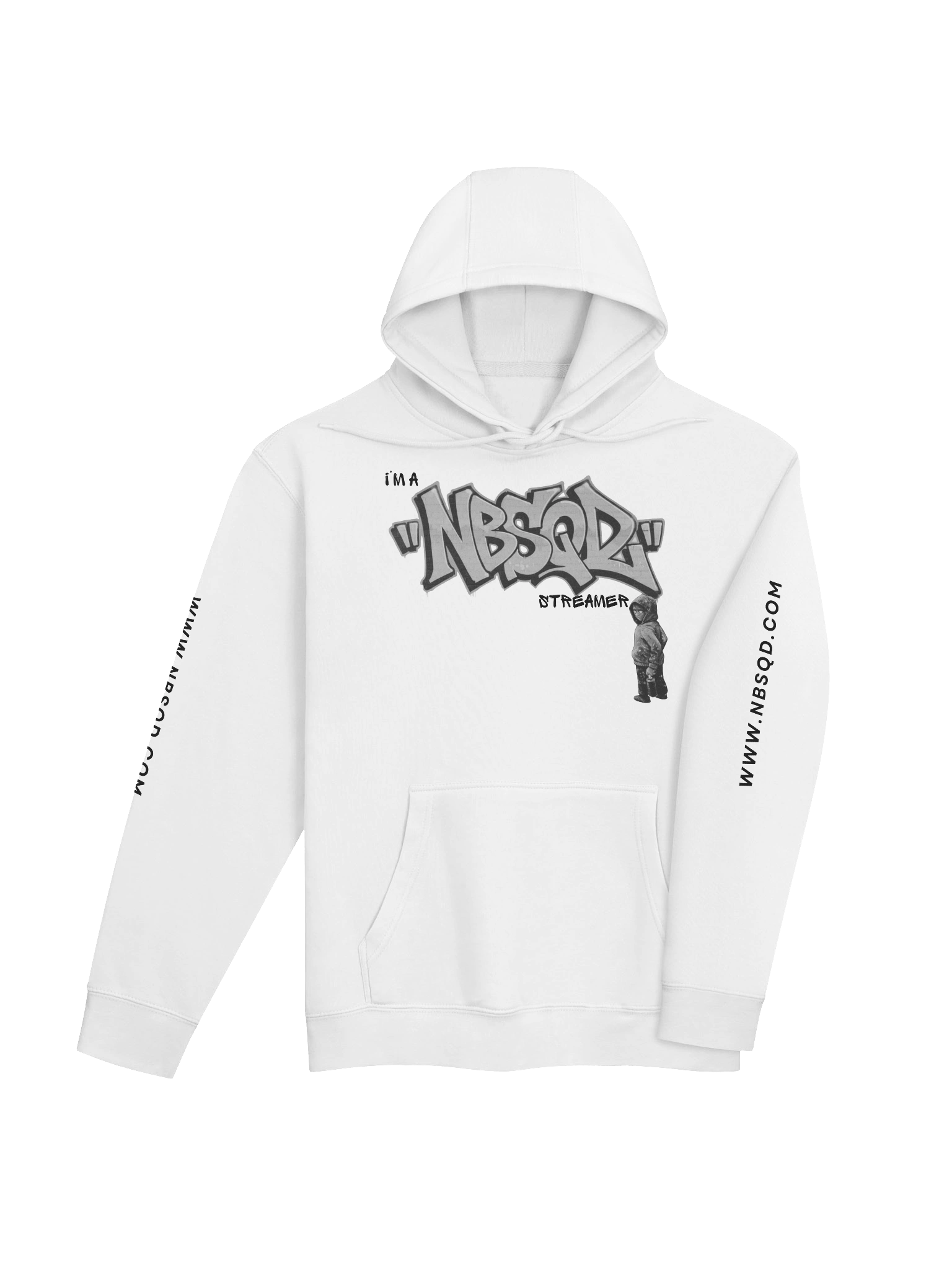 Noobsquad “NBSQD Graffiti – Break The Rules, It’s Part of The Game” Ladies Hoodie product image (4)