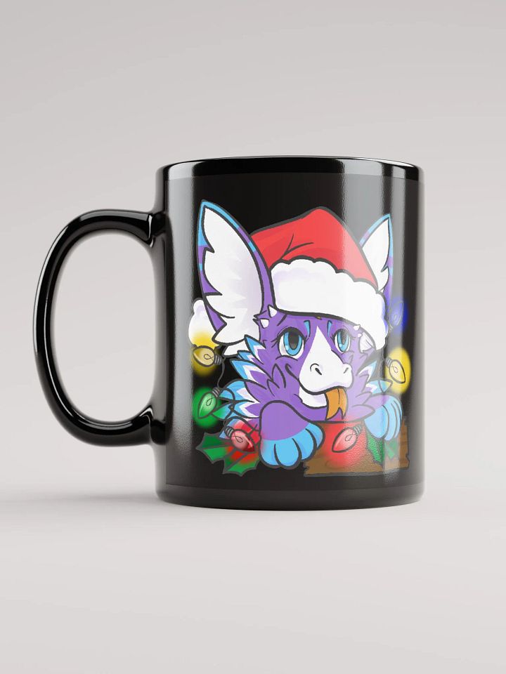 Lavender Christmas Black Mug product image (1)