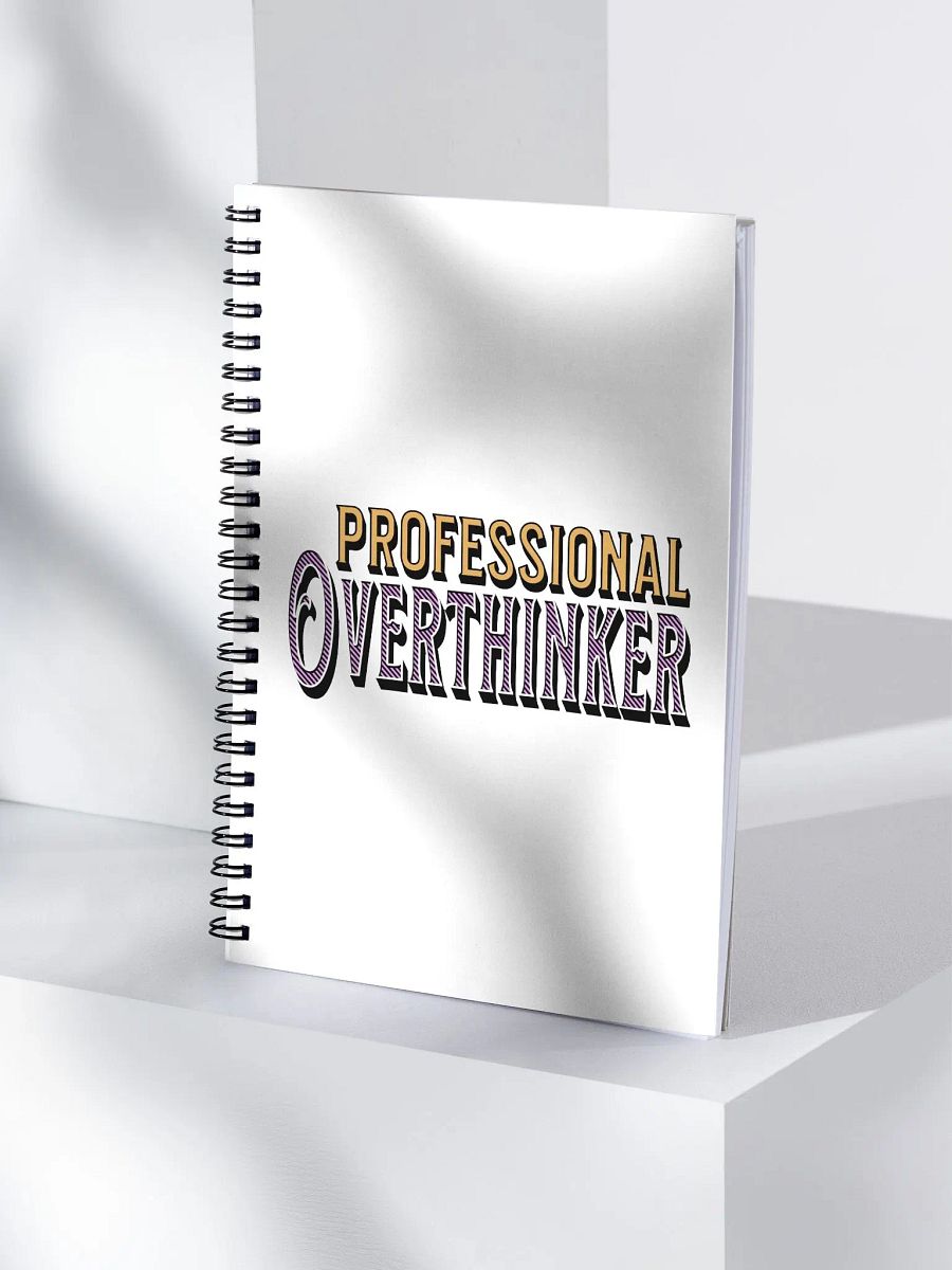 Professional Overthinker Spiral Notebook product image (1)