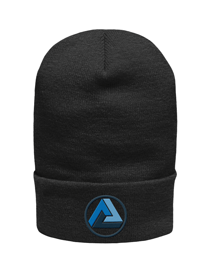 Blue Logo Embroidered Beenie (Yupoong) product image (1)