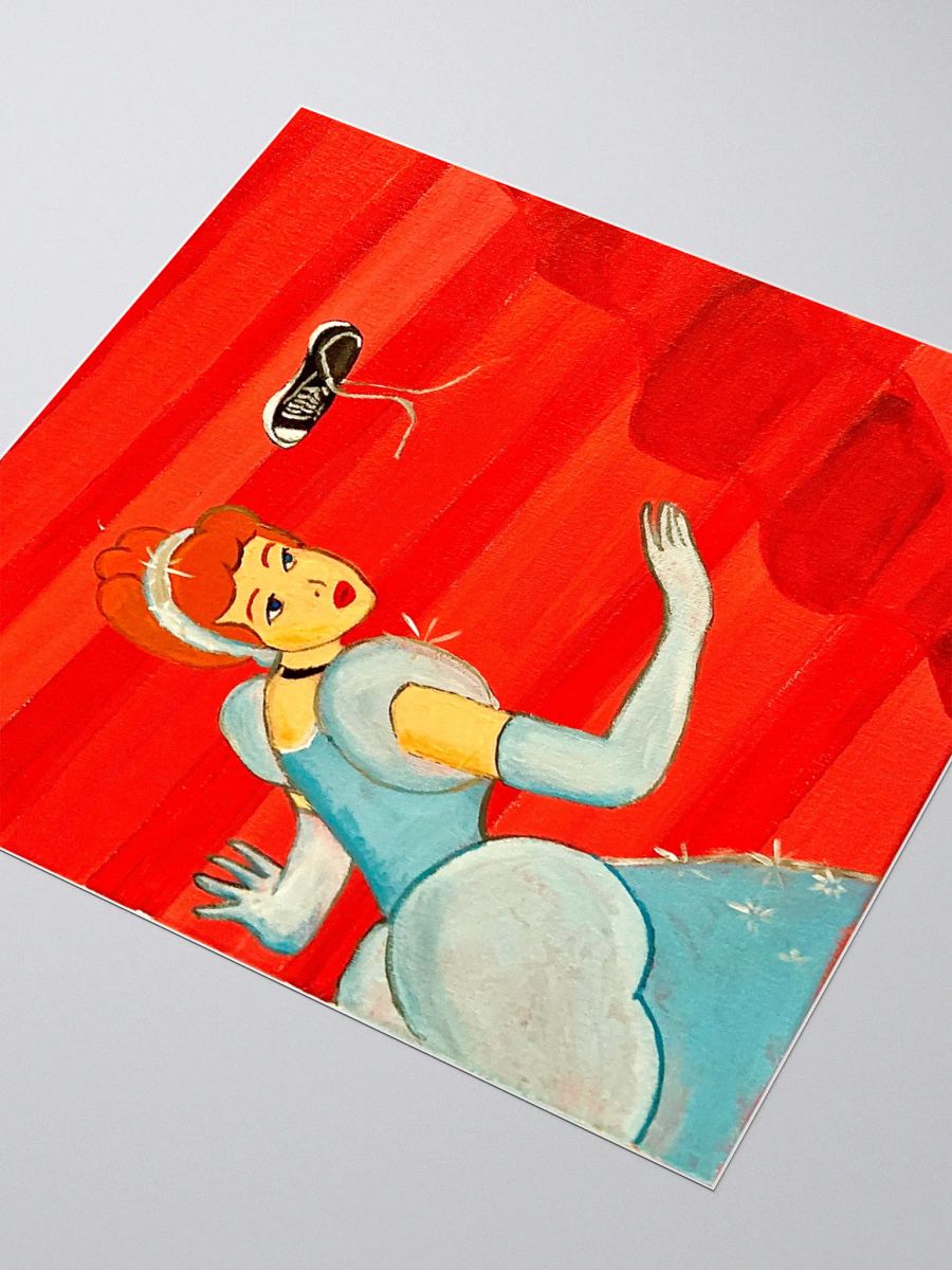 Princess Drops Her Basketball Shoe Sticker product image (3)