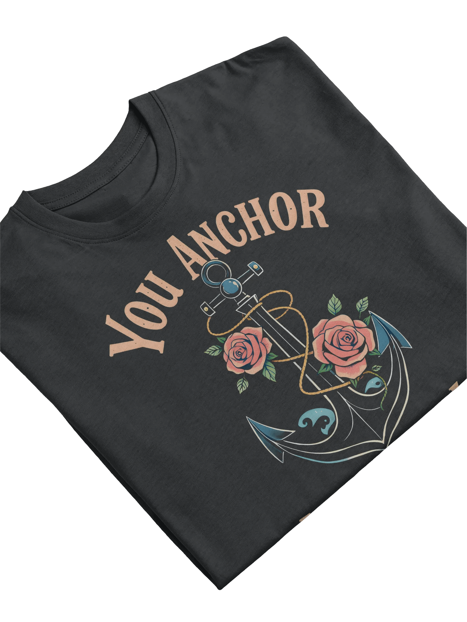 You Anchor My Soul – Nautical Love T-Shirt product image (5)