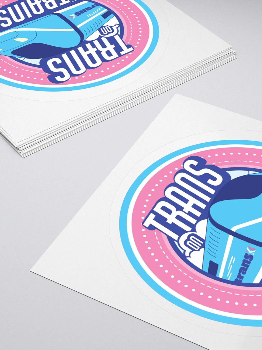 Trans on Trains sticker product image (4)