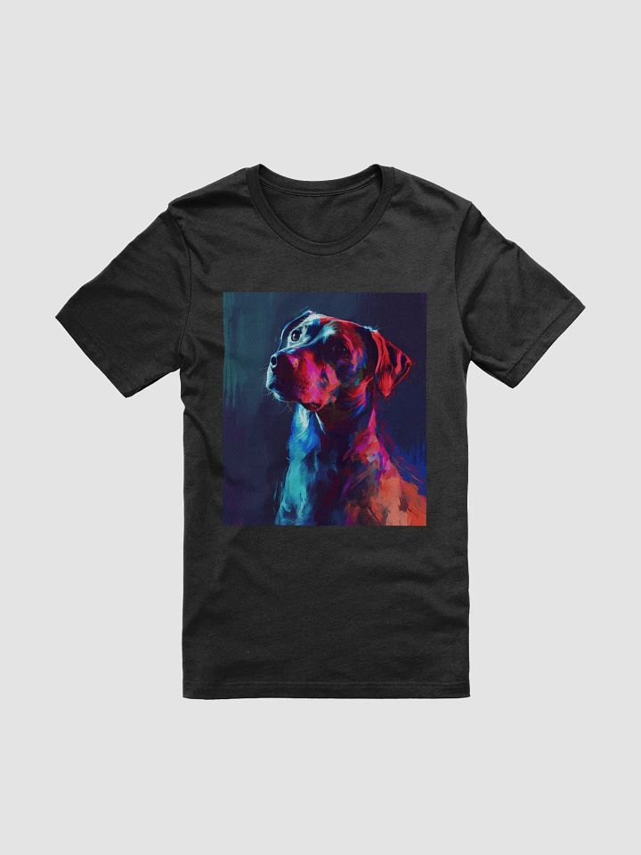 Vibrant Neon Dog T-Shirt | Artistic Dog Lover Tee | Unique Gift for Pet Owners product image (1)
