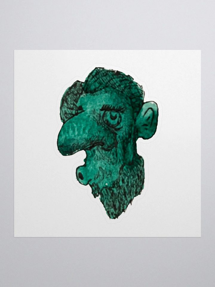 Watercolour Blobs Sticker- Viridian Hue product image (1)