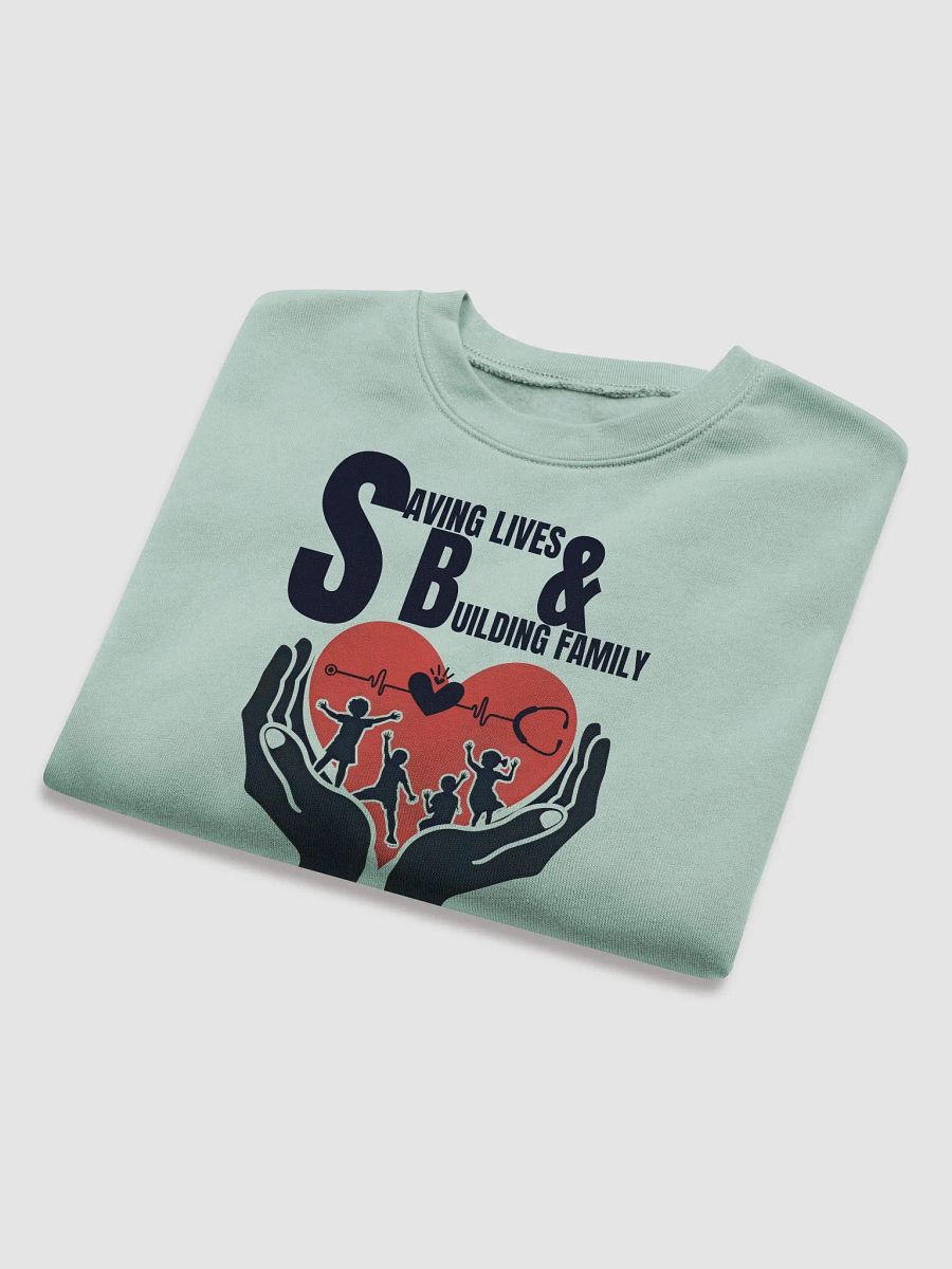 Saving Lives & Building Family Crop Sweatshirt product image (16)