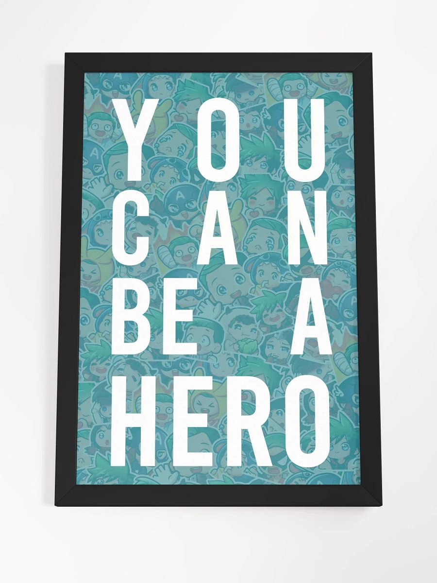 HERO - Framed Print product image (8)