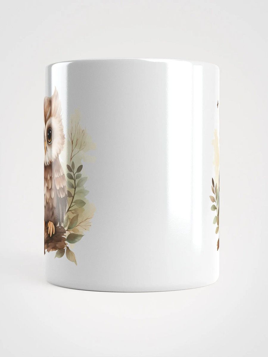 Whimsical Owls White Glossy Mug product image (3)