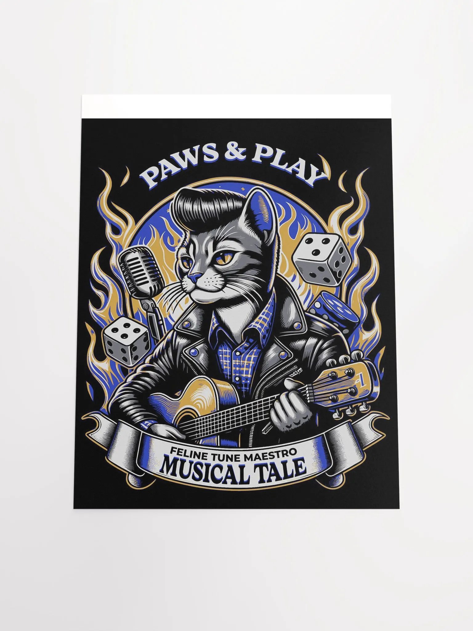 PAWS & PLAY - MUSICAL TALE - Matte Poster product image (4)