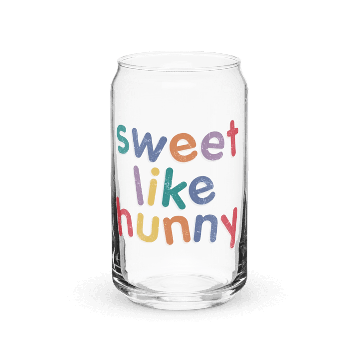 sweet like hunny glass cup product image (1)