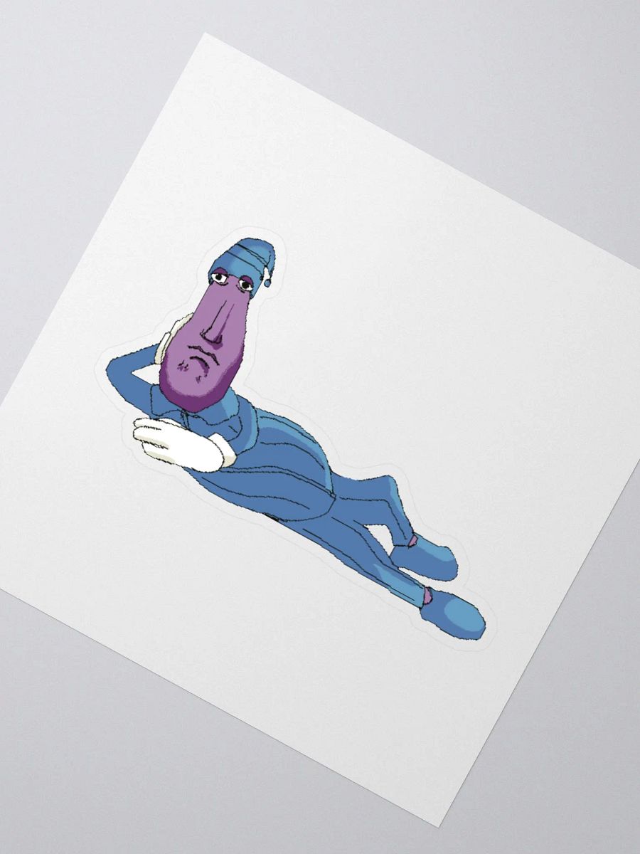 Floorboard Guy Laying Around Sticker product image (2)