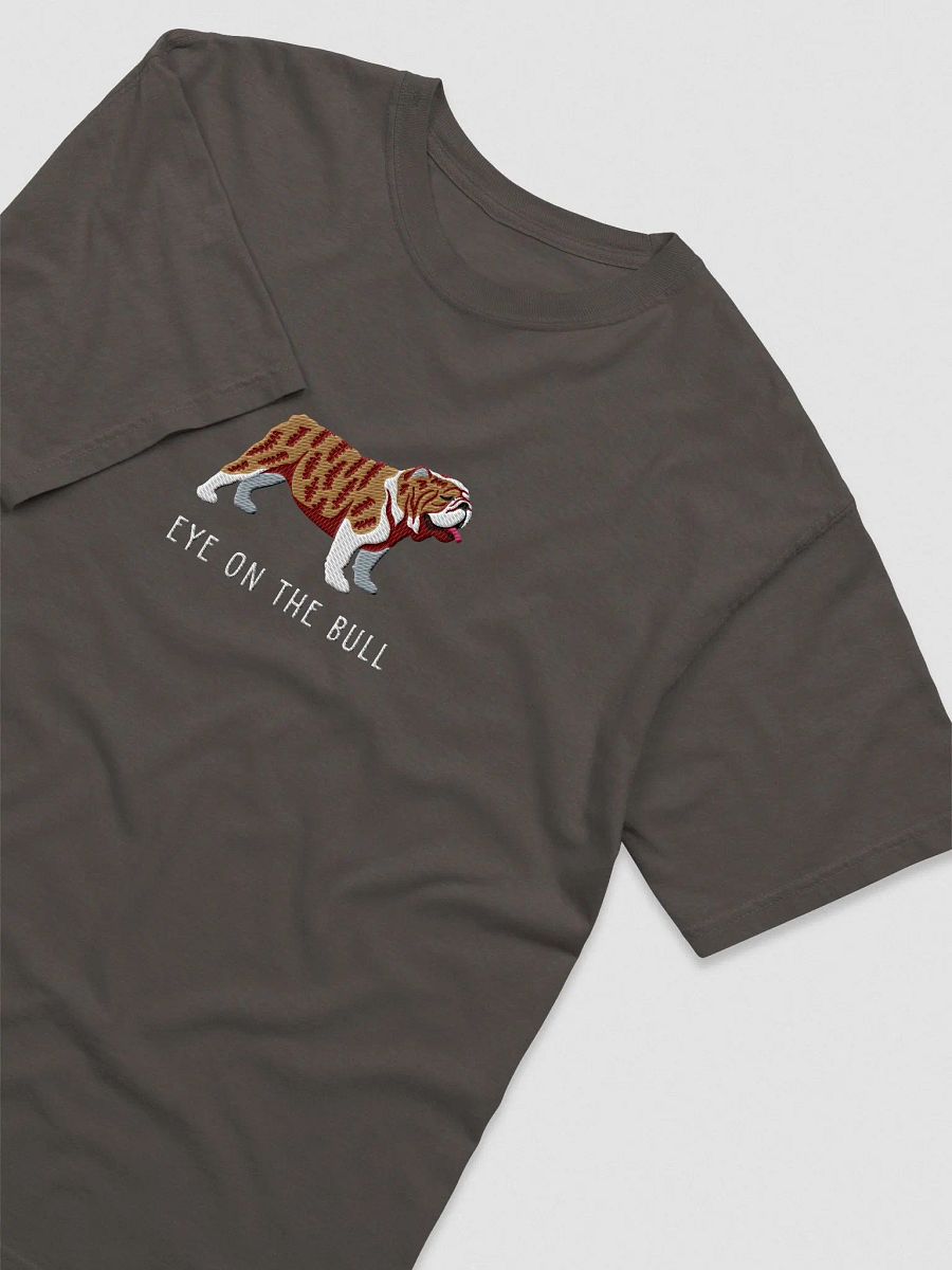 Eye on the Bull T-Shirt(Embroidered) of an English Bulldog(Brindle) product image (6)