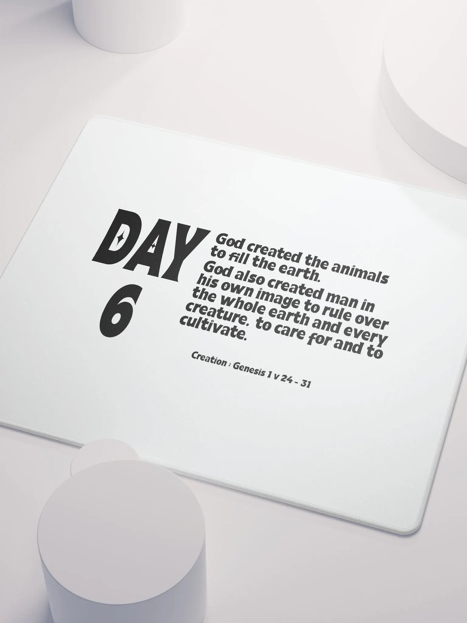 CREATION: DAY 6 Christian, Jesus, faith, God, Bible, Christianity, Jesus Christ, religion, Bible Verse, Love product image (6)
