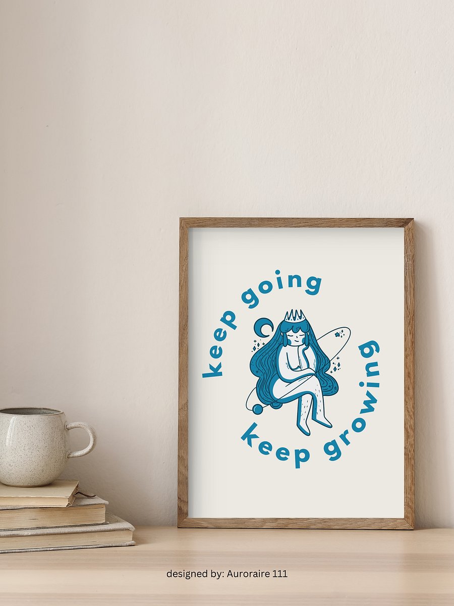 Keep Going - Printable Wall Art | Digital Poster Download | Multiple Sizes Included product image (3)
