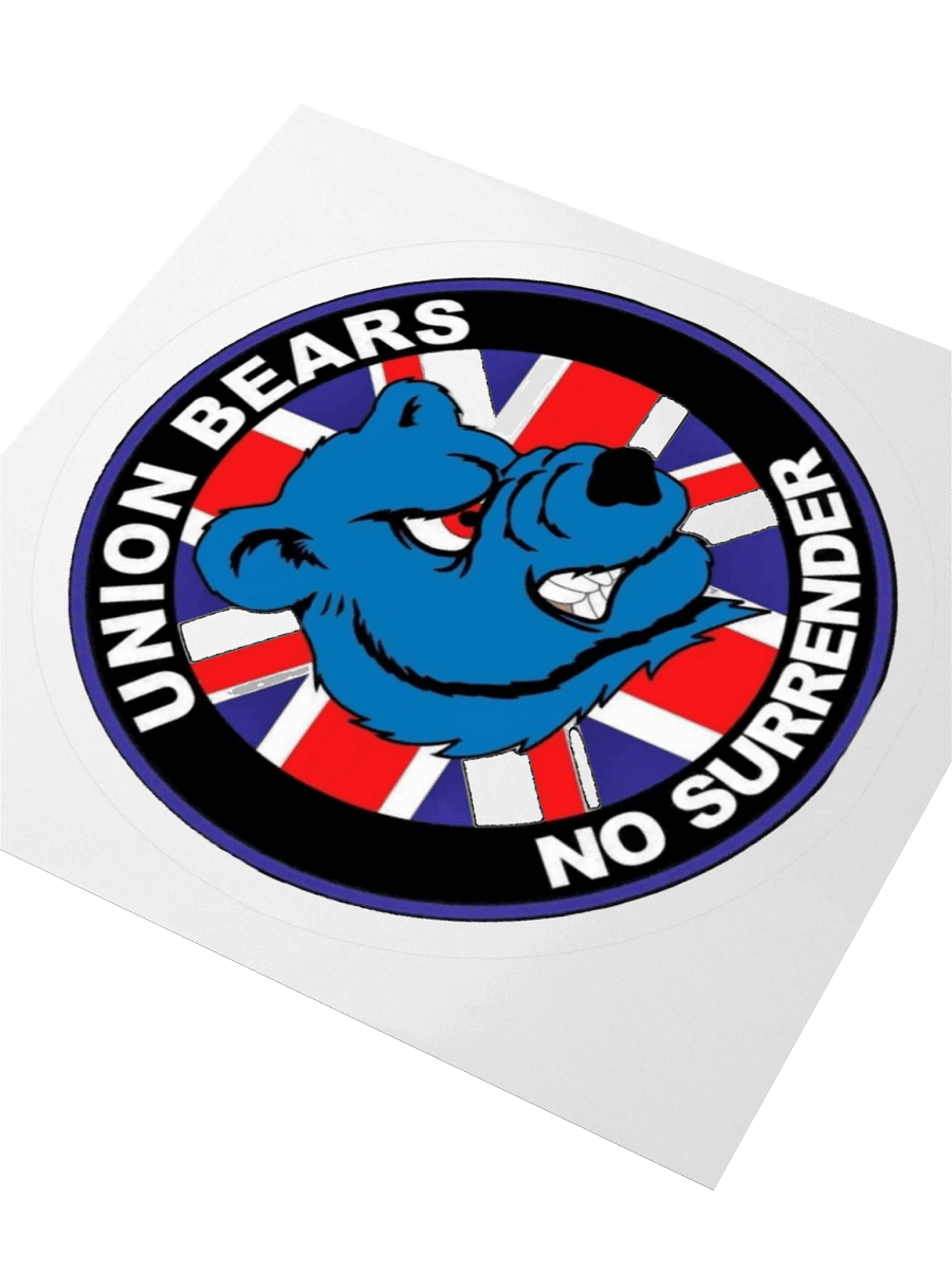 Union Bear "No Surrender" Sticker product image (3)