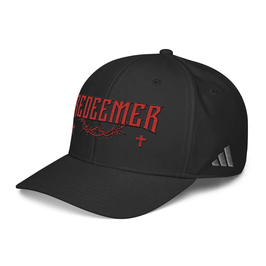 Red Redeemer Crown 3D Puff Performance Cap product image (2)