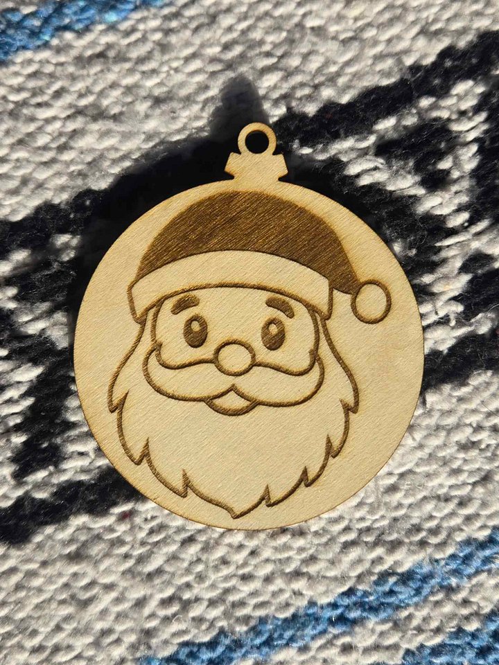 Santa Face Ornament 1-4 product image (2)