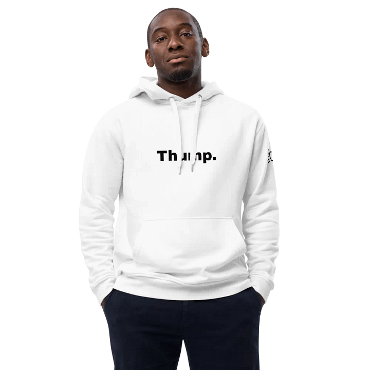 THUMP Premium White Hoodie product image (1)