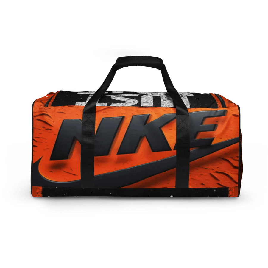 Buhay Tuklas Nike Swoosh Orange All-Over Duffle Bag product image (4)