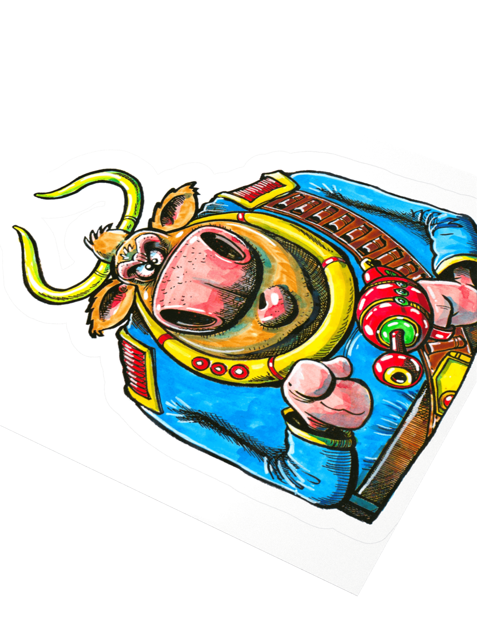 MAD COW Don't mooove sticker product image (9)