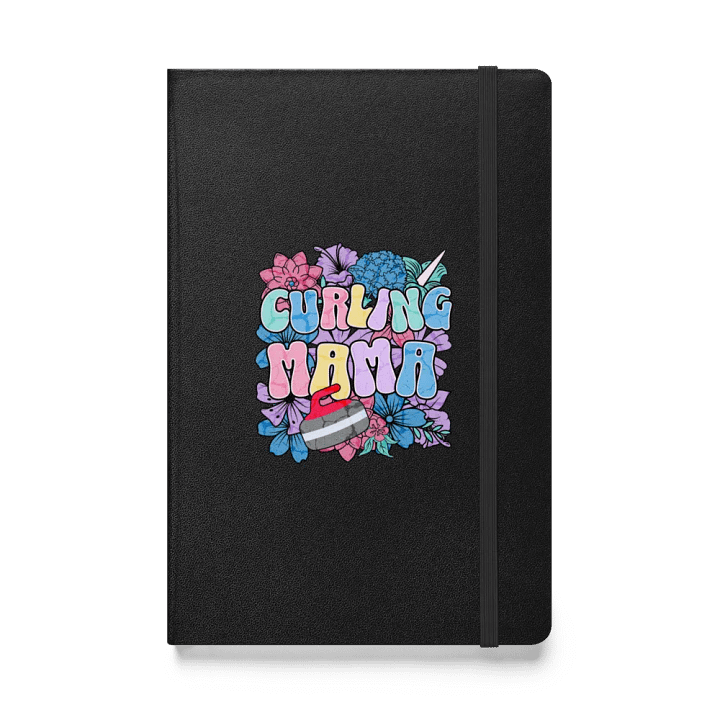 Curling Mama Floral Hardcover Notebook product image (1)