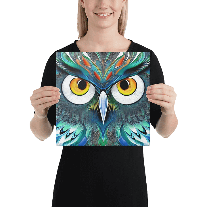 Fantasy Fractal Owl Art - v1 product image (2)