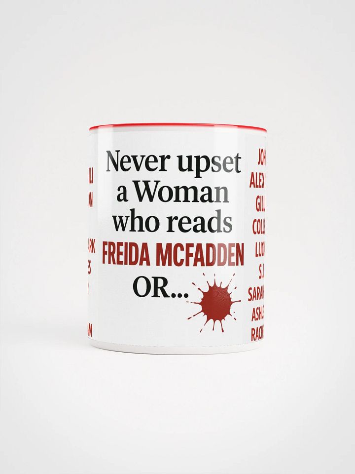 Never Upset A Woman Who Reads Mug product image (1)
