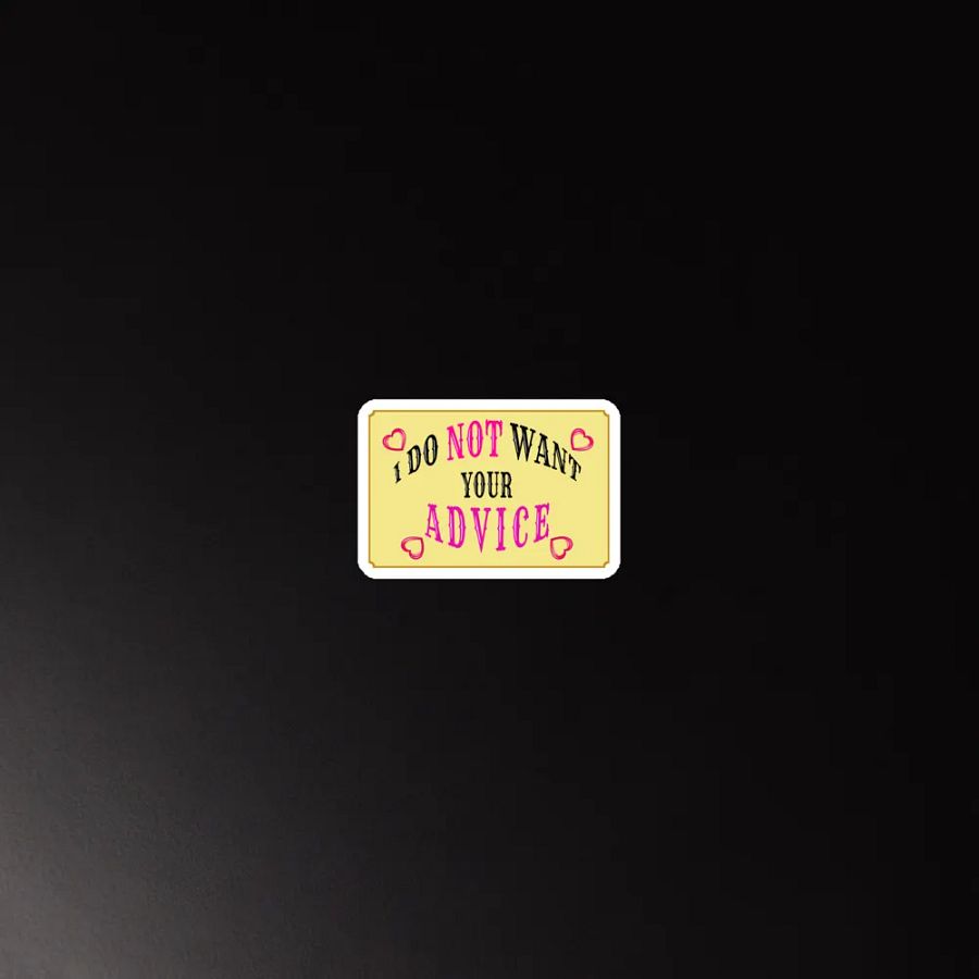 No Advice Magnet product image (3)