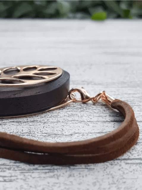 Country Suede Bracelet | Handmade Accessory for Bellabeat Leaf Urban & Ivy product image (2)