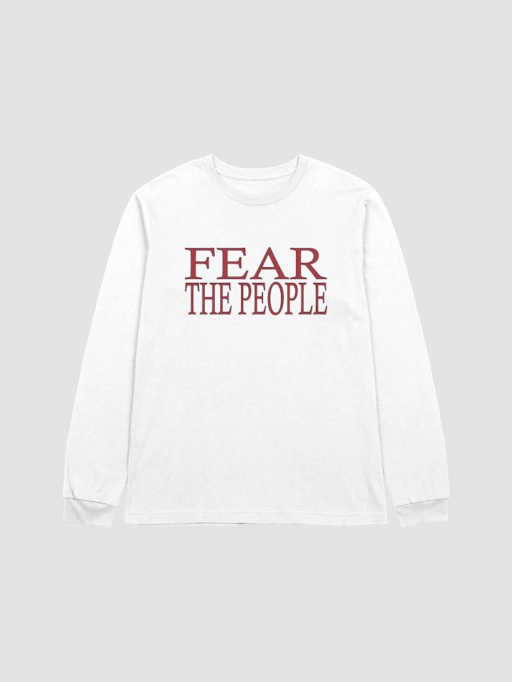 Fear The People - 01 - Red - Bella+Canvas Supersoft Long Sleeve T-Shirt product image (2)