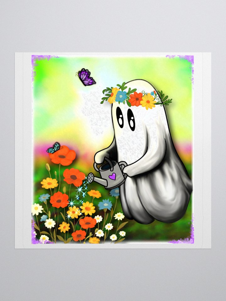 Keeper of the Forgotten - Flower Ghost Sticker product image (1)