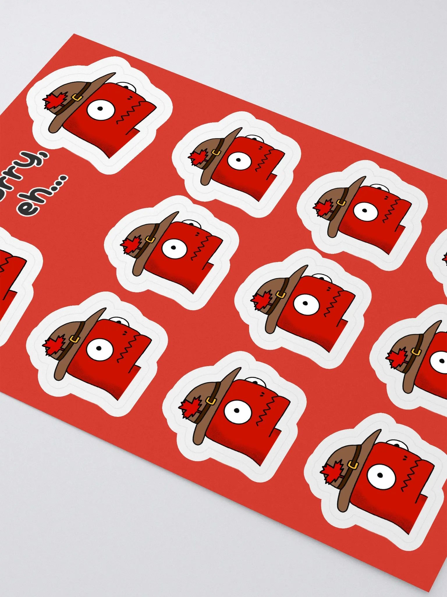 danisaurCanada Sticker Sheet product image (3)