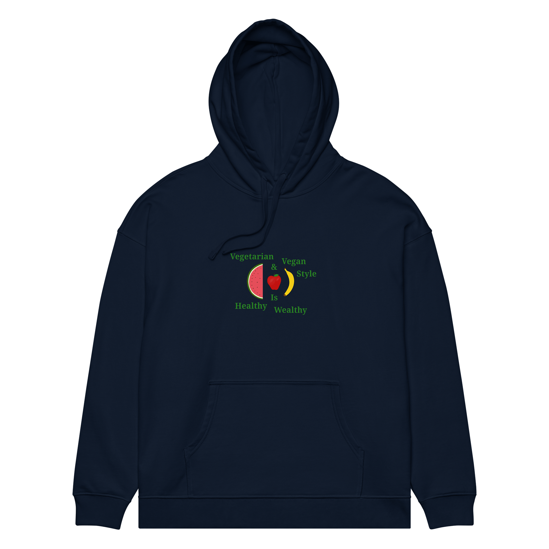 Organic Vegan Fruits Graphic Hoodie product image (2)