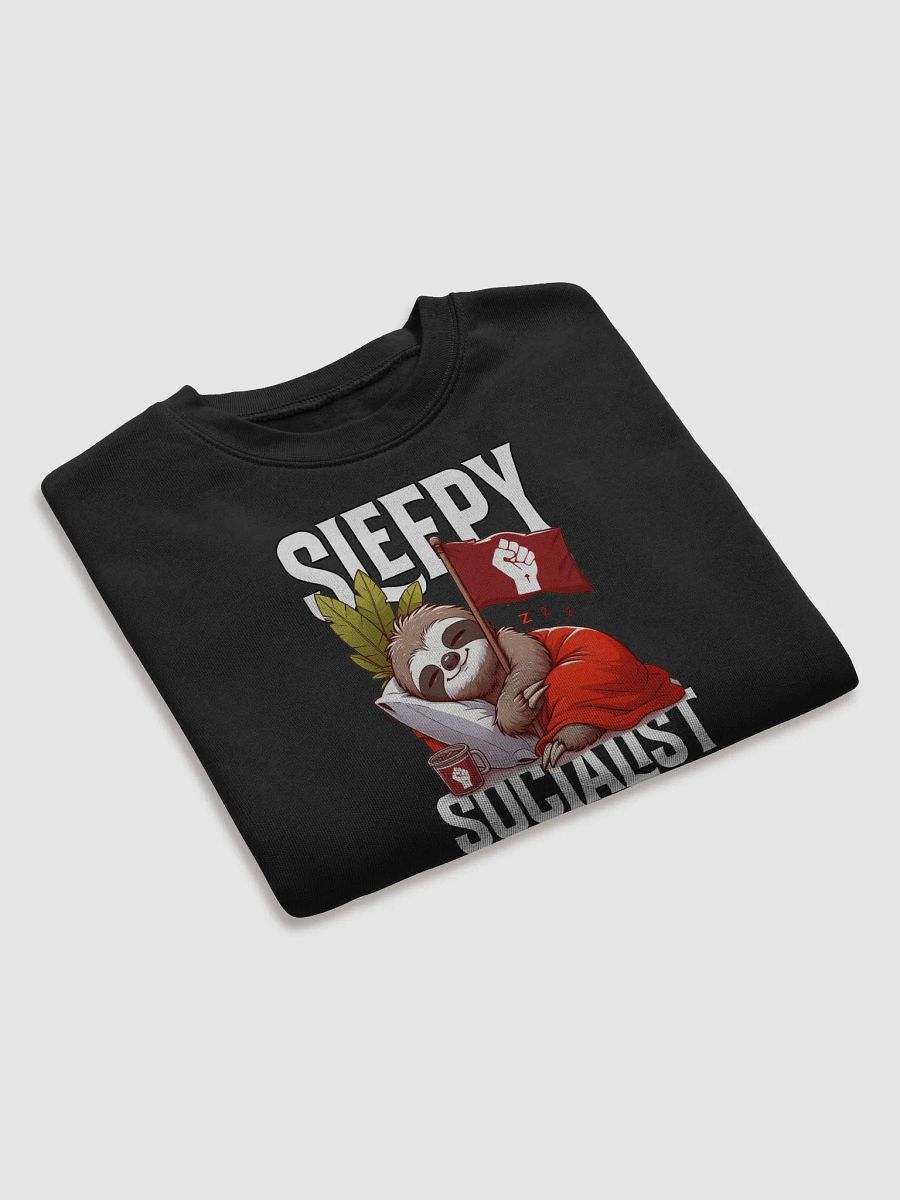 Pris - Sleepy Socialist Bella+Canvas Fleece Crop Hoodie product image (34)